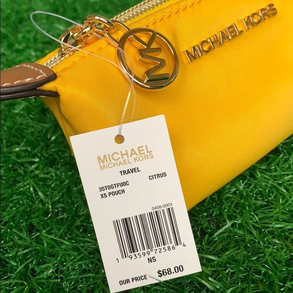 MICHAEL KORS TRAVEL XS POUCH CITRUS - Picture 9 of 16
